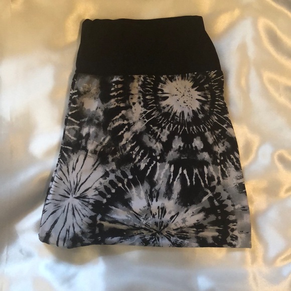 Icy Pants - Bohemian Style Black Tie Dye Pant